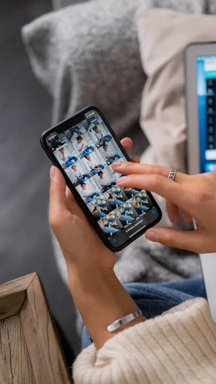 Pick the long video from your gallery
